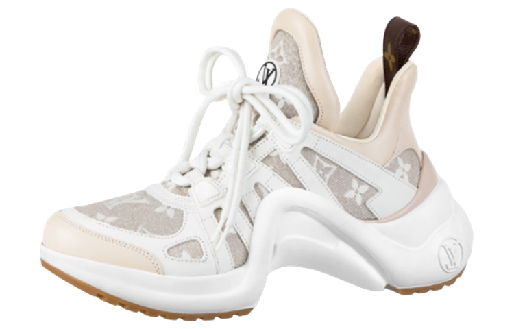 LOUIS VUITTON Archlight 1.0 Sneakers 'Beige Monogram' Women's