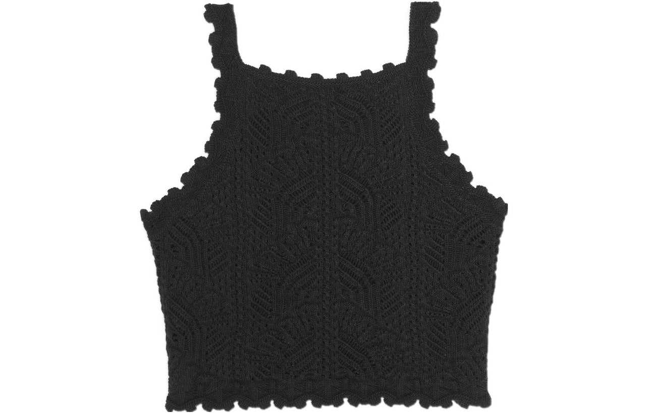 SAINT LAURENT SS22 Tank Top Women's Black
