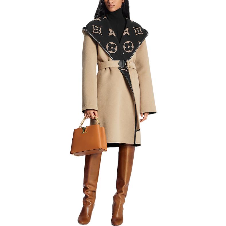 LOUIS VUITTON FW22 Coat Women's Brown