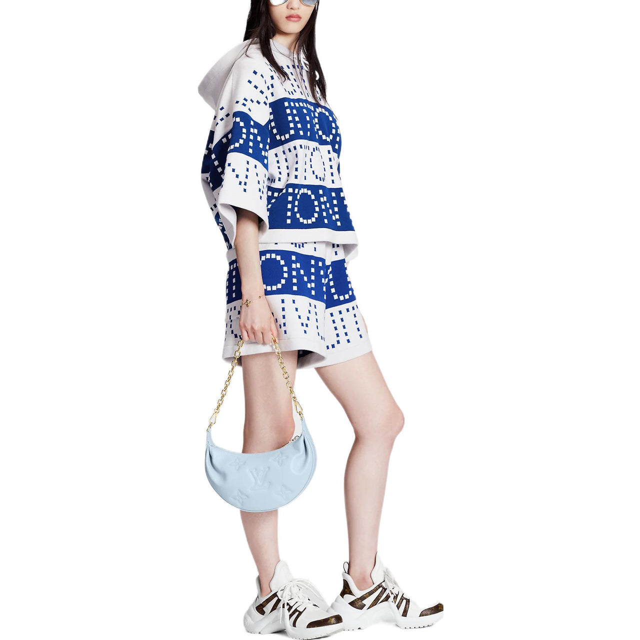 LOUIS VUITTON Casual Shorts Women's Blue