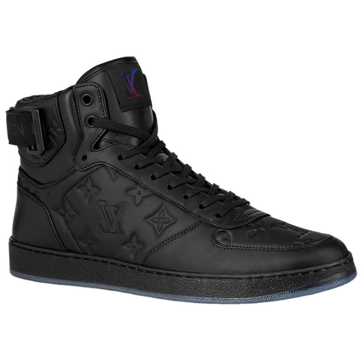 LOUIS VUITTON Rivoli Ankle Sneakers 'Black Monogram'