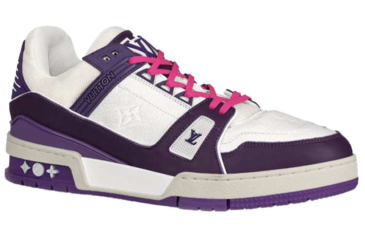 LOUIS VUITTON Trainer Sneakers 'White Purple'