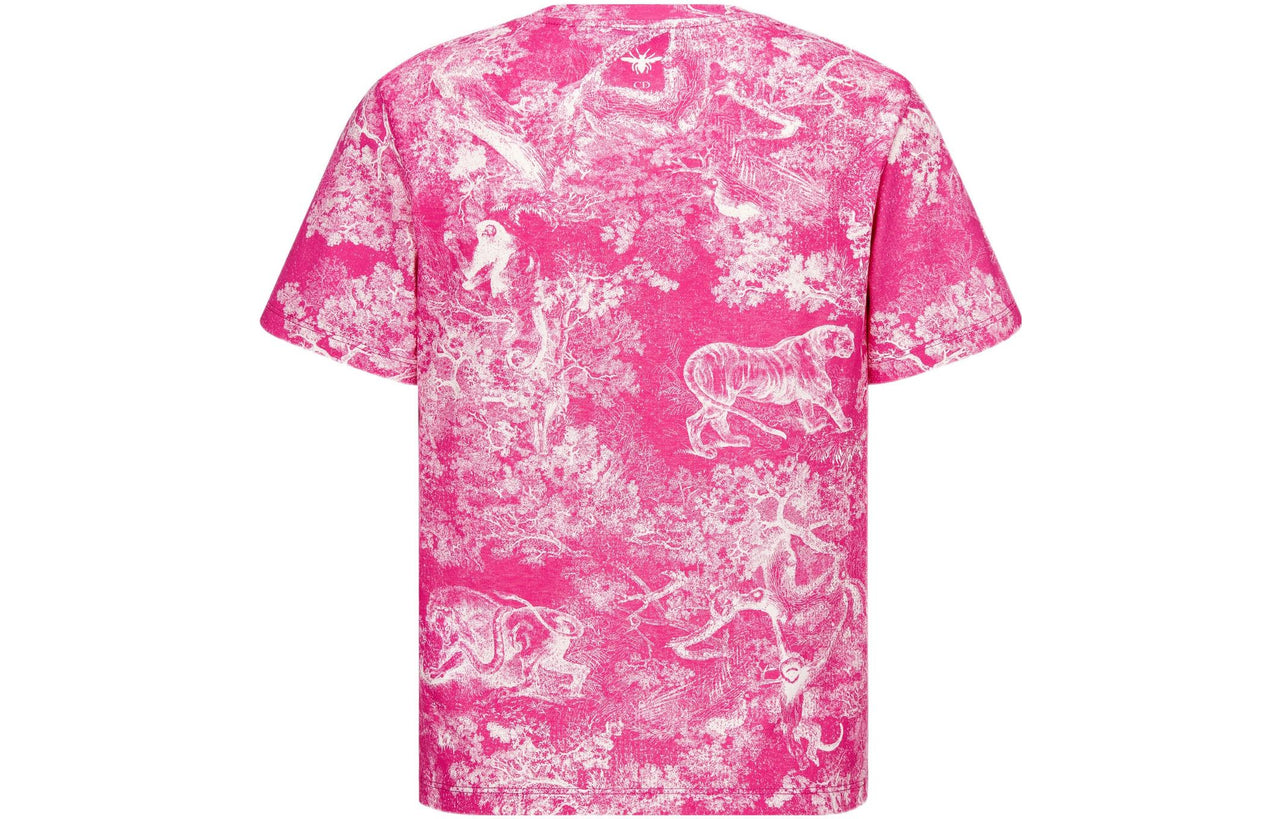 DIOR FW22 T Shirt Women's Bright Pink
