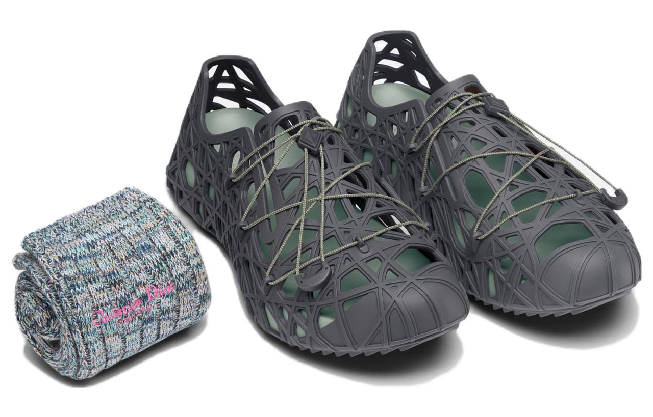 DIOR Wrap Sandal Anthracite Gray