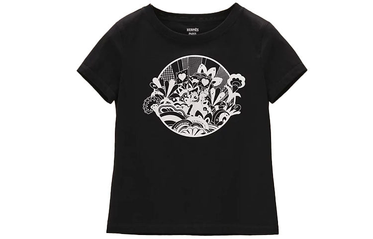 HERMES Regular T Shirt Women's Black