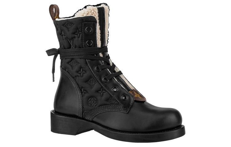 LOUIS VUITTON Metropolis Ankle Boots Women's Black