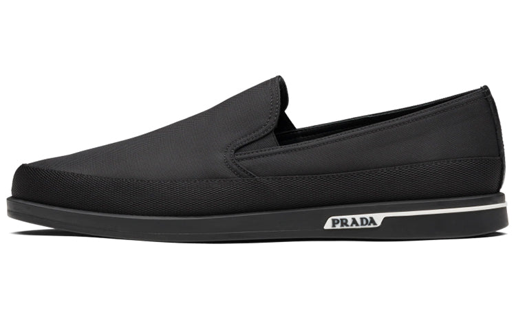 PRADA Low-Top Stylish Skateboarding Shoes Men's Black