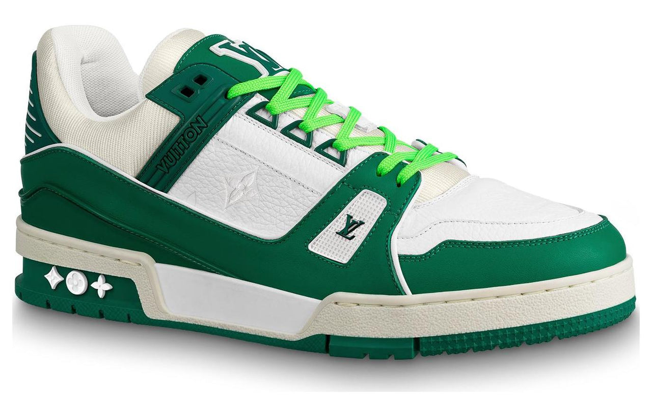 LOUIS VUITTON Trainer Sneakers 'White Green'