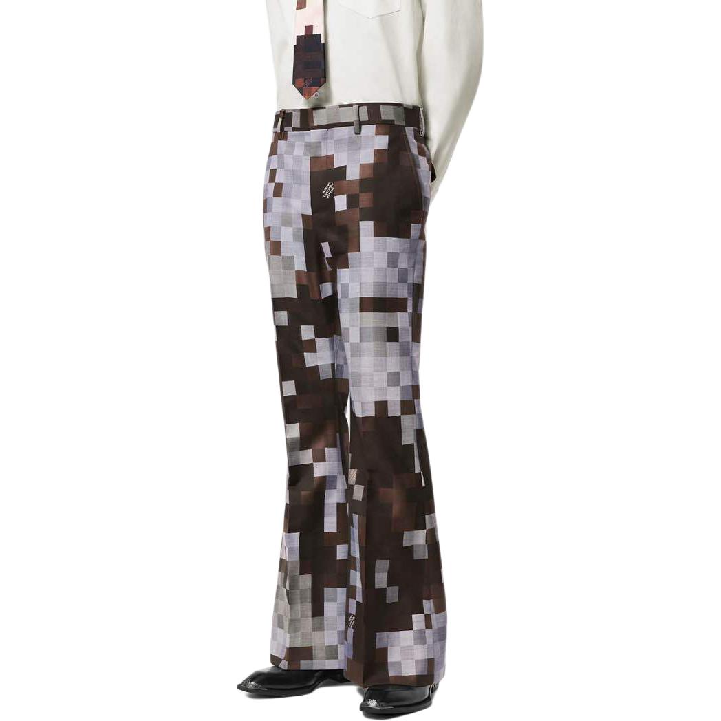 LOUIS VUITTON Silk And Wool-Blend Tailored Flared Pants