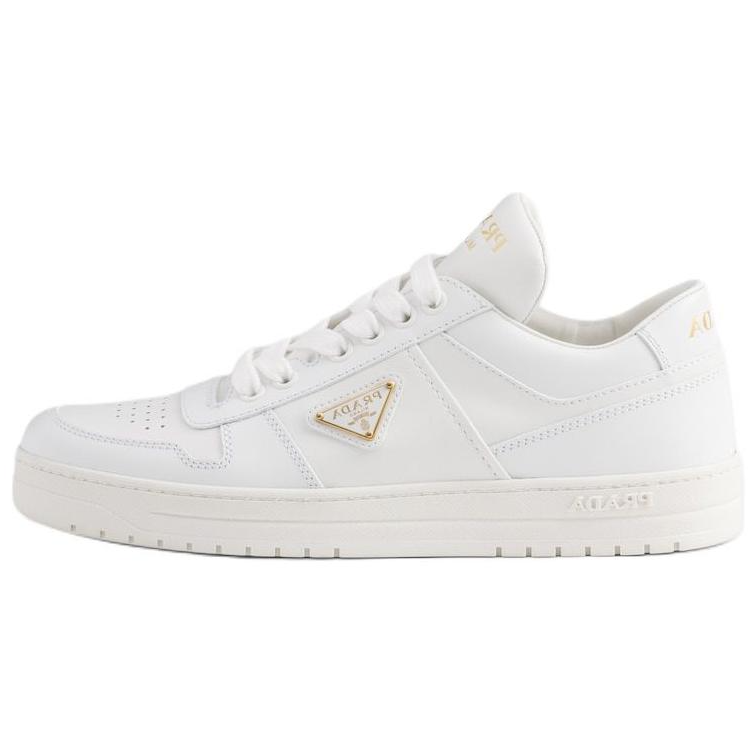 PRADA Downtown Low-Top Skateboard Shoes Women's White