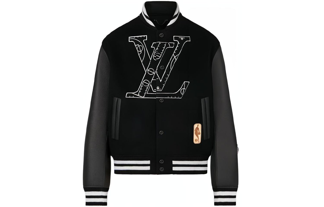 LOUIS VUITTON X Nba Leather Basketball Jacket