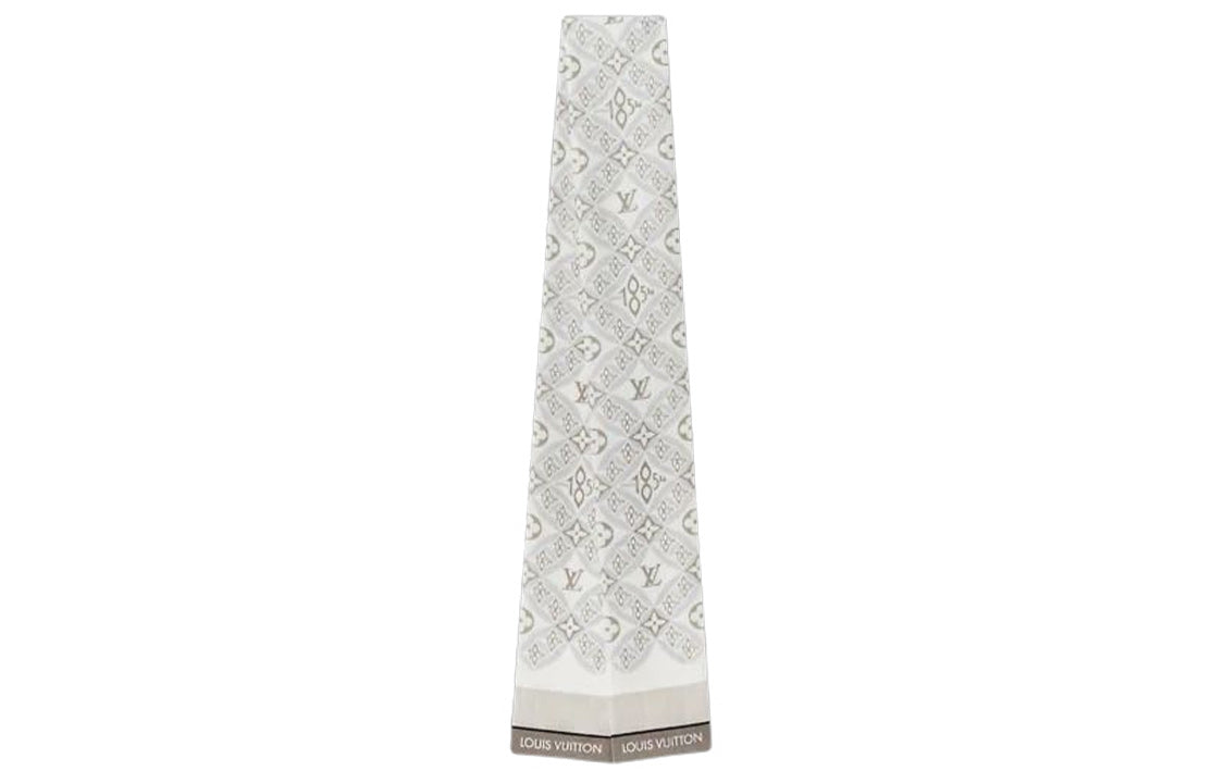 LOUIS VUITTON Silk Scarves Women's Khaki