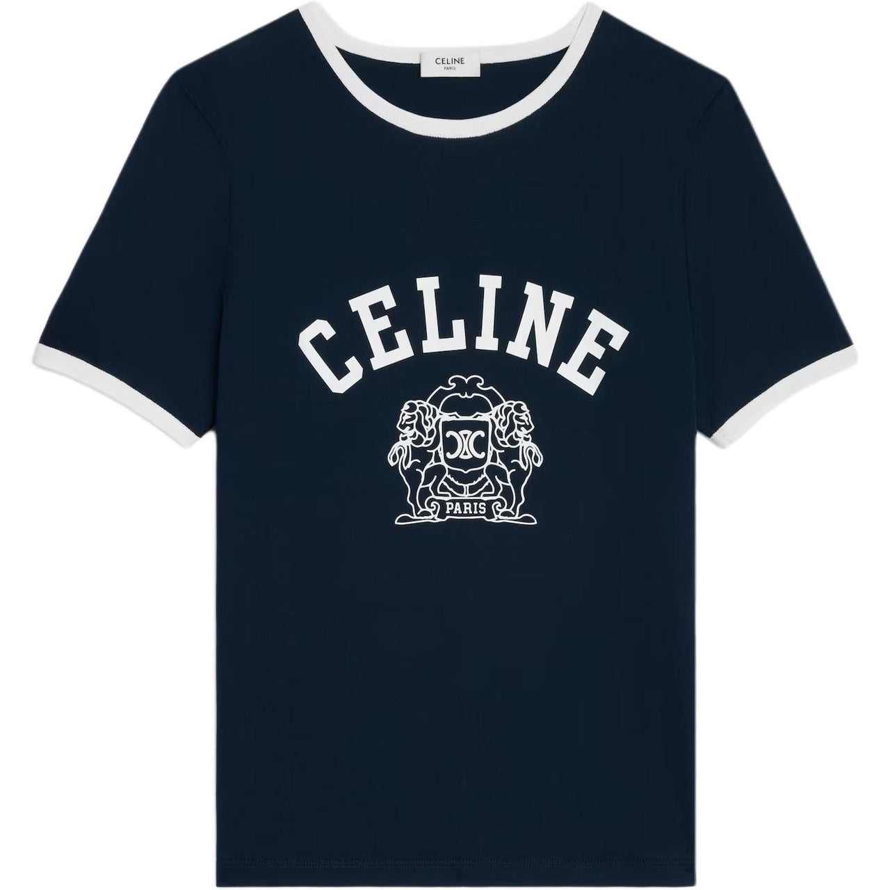CELINE Blason 70's T shirt In Cotton Jersey