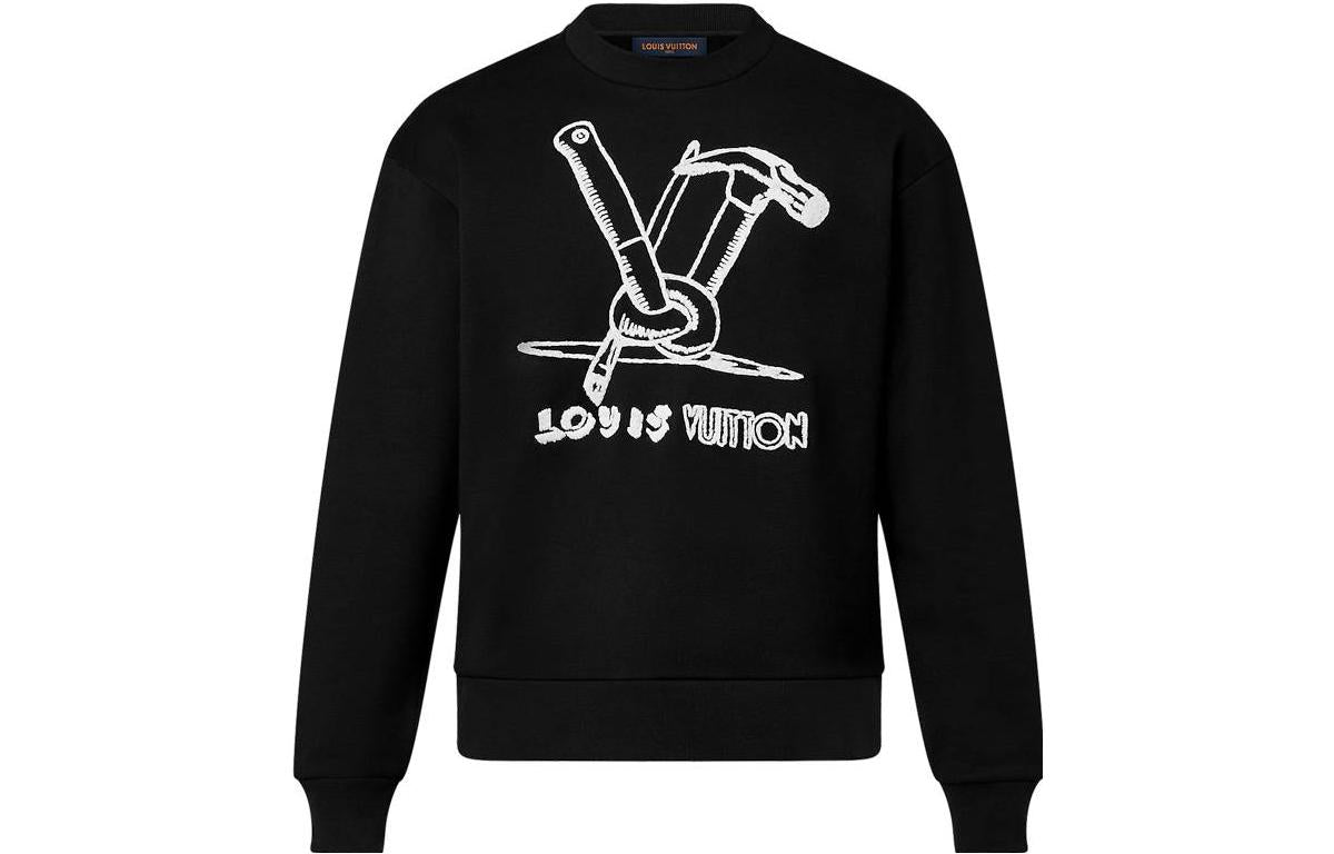 LOUIS VUITTON FW23 Sweatshirt Men's Black