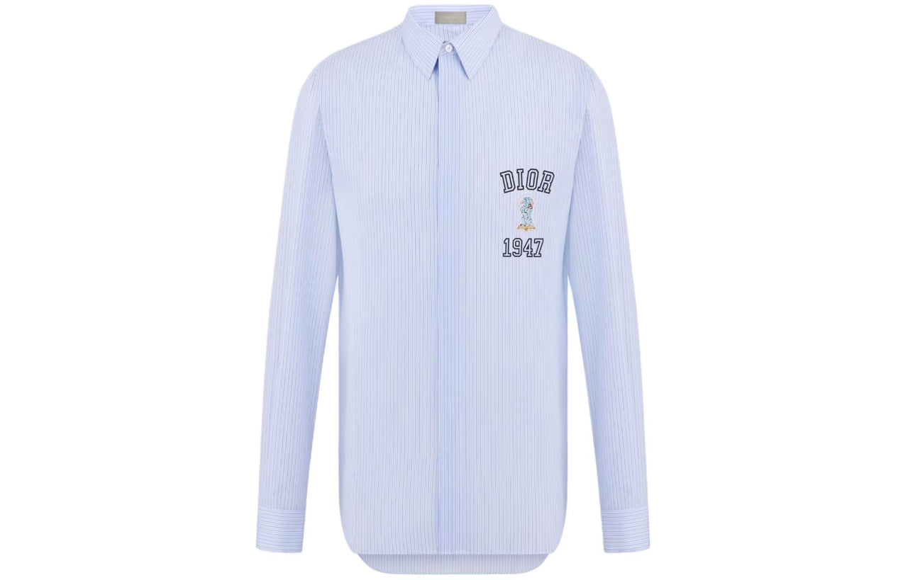 DIOR Shirts Men Blue