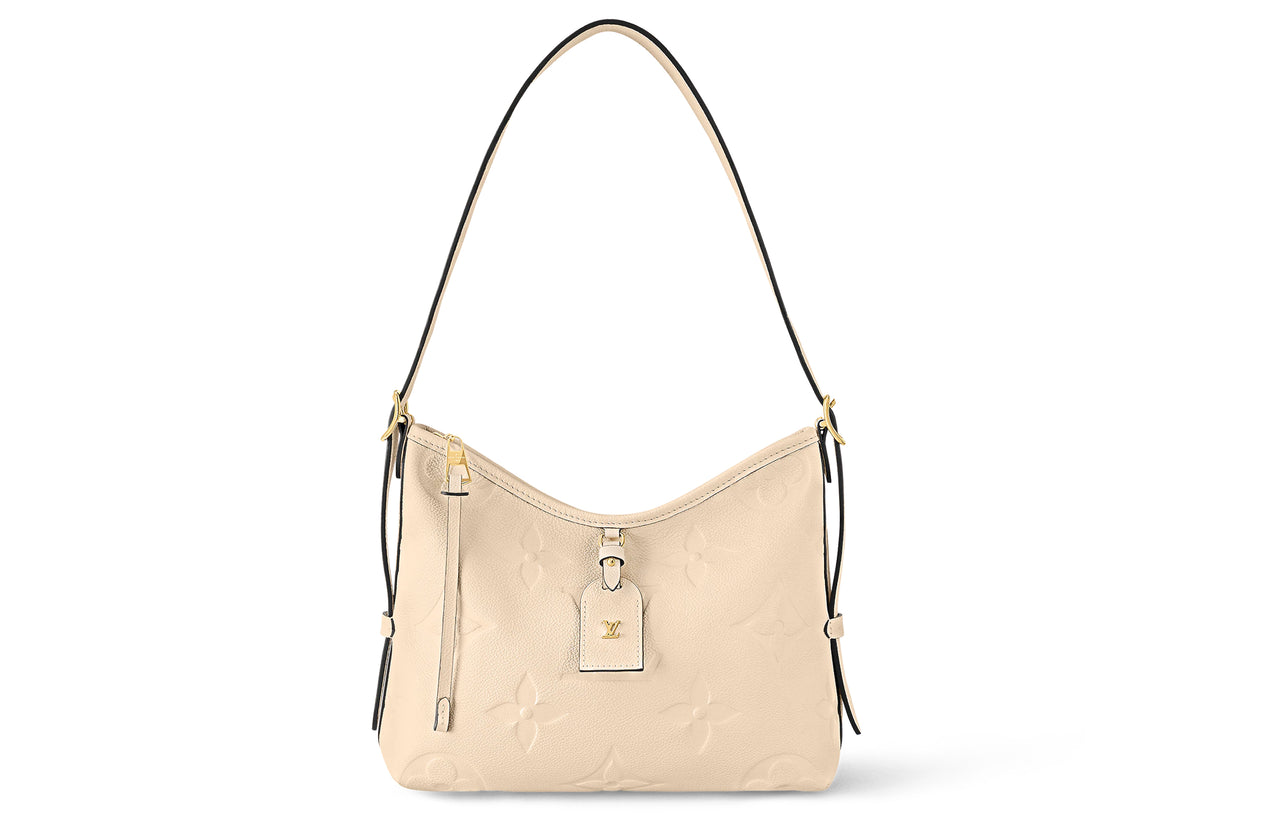 LOUIS VUITTON Empreinte Series Empreinte Soft Grain Leather Combo Bag Handbag Shoulder Bag Women's White