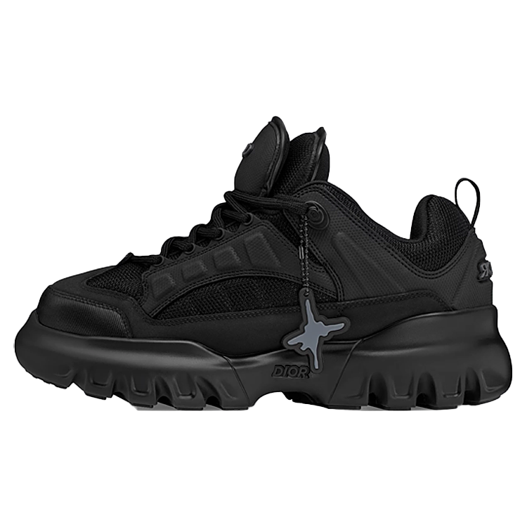 DIOR Snow Low Top Casual Shoes Men's Black Independent Numbering Limited Edition