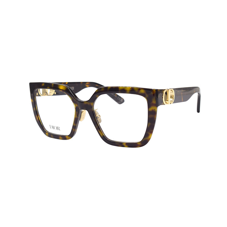DIOR Square Eyeglass Frames Women's Tortoiseshell