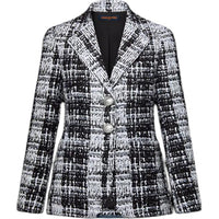 LOUIS VUITTON Graphic Tweed Blazer