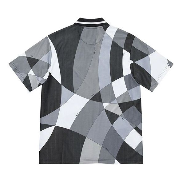 Supreme x Emilio Pucci Soccer Jersey Polo 'Black White Grey' SUP-SS21-782