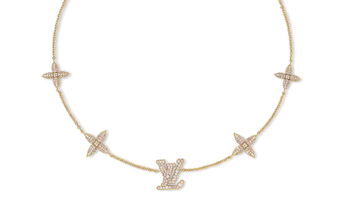 LOUIS VUITTON Gold Plated Necklaces Unisex Gold