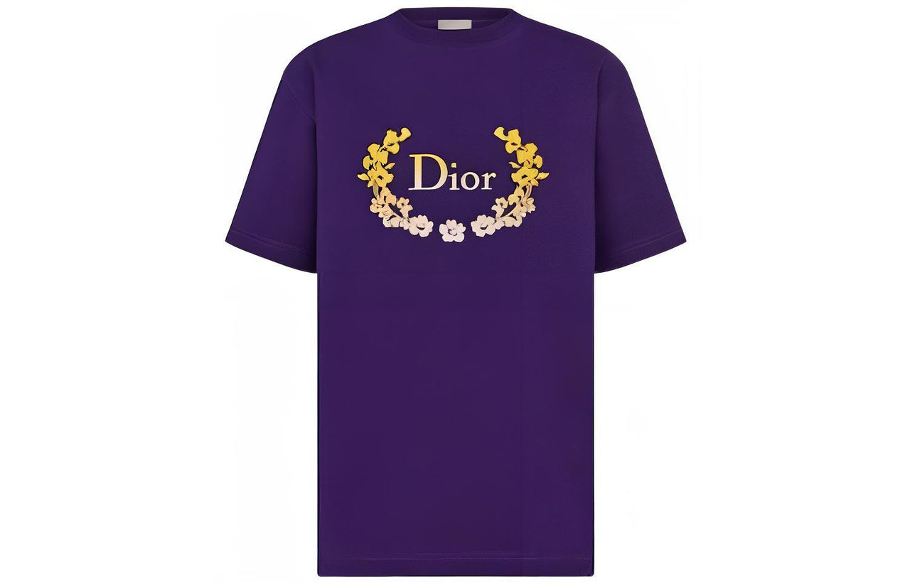 DIOR SS23 T Shirt Unisex Purple