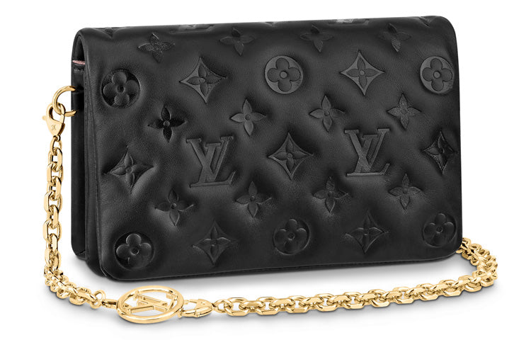 LOUIS VUITTON Pochette Coussin Black