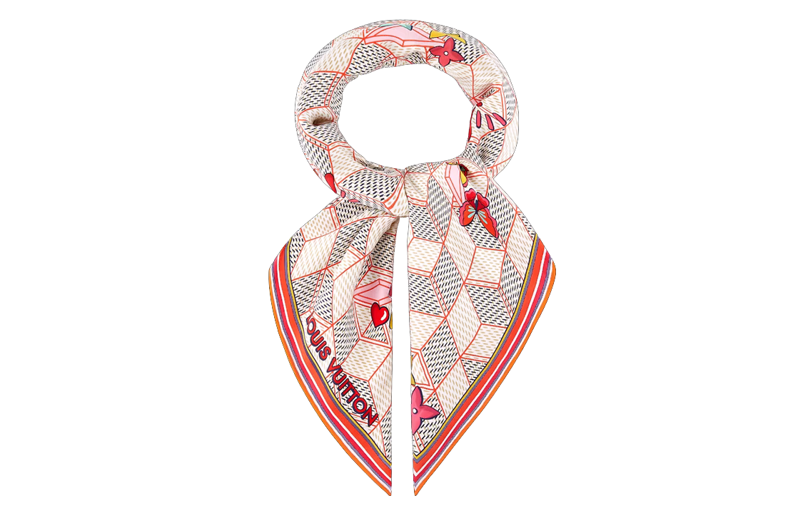 LOUIS VUITTON Silk Scarves Women's Multicolor