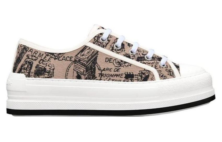 DIOR Women's Walk'N'DIOR Platform 'Plan De Paris - Beige'