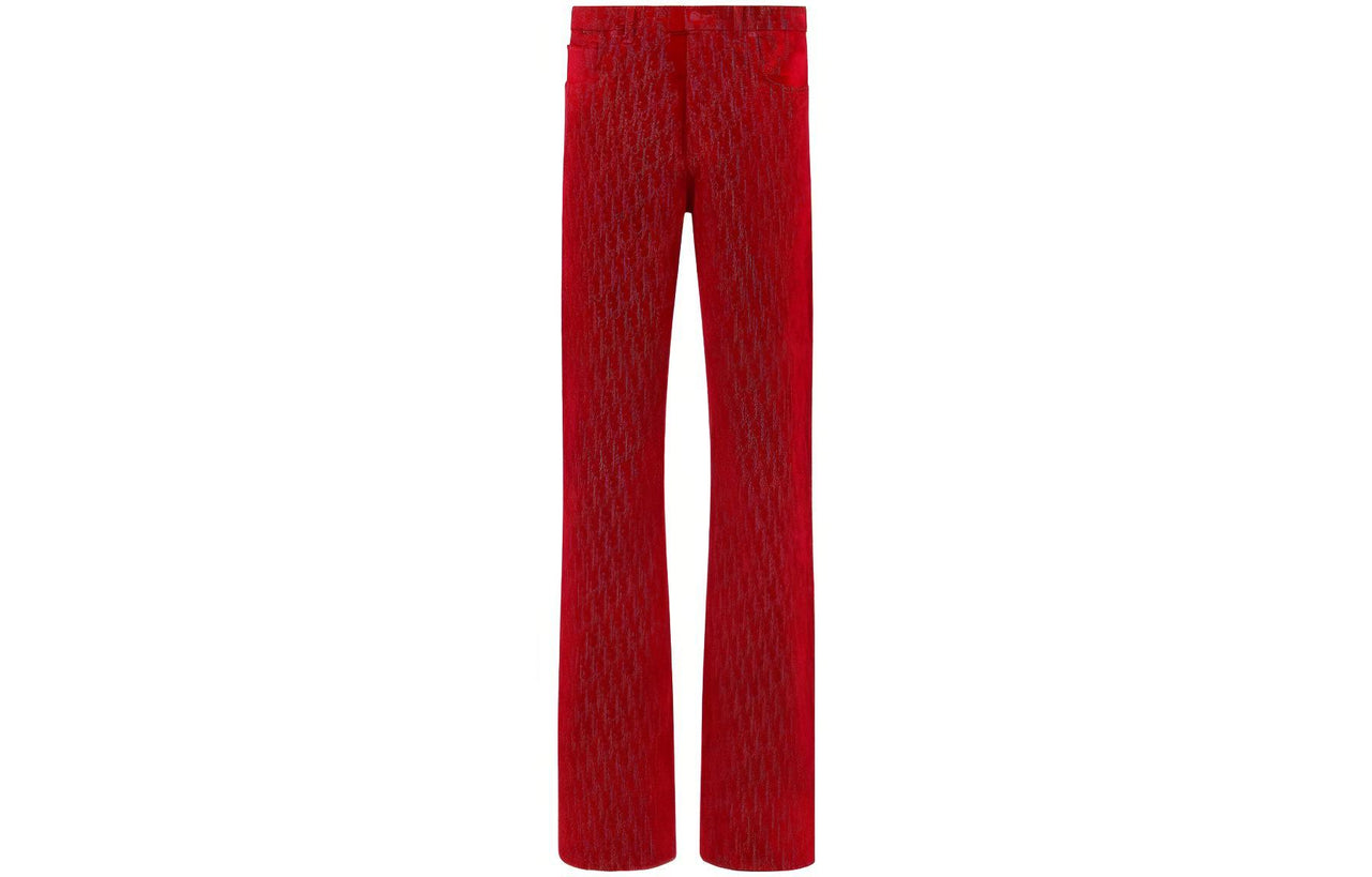 DIOR Jeans Men Red