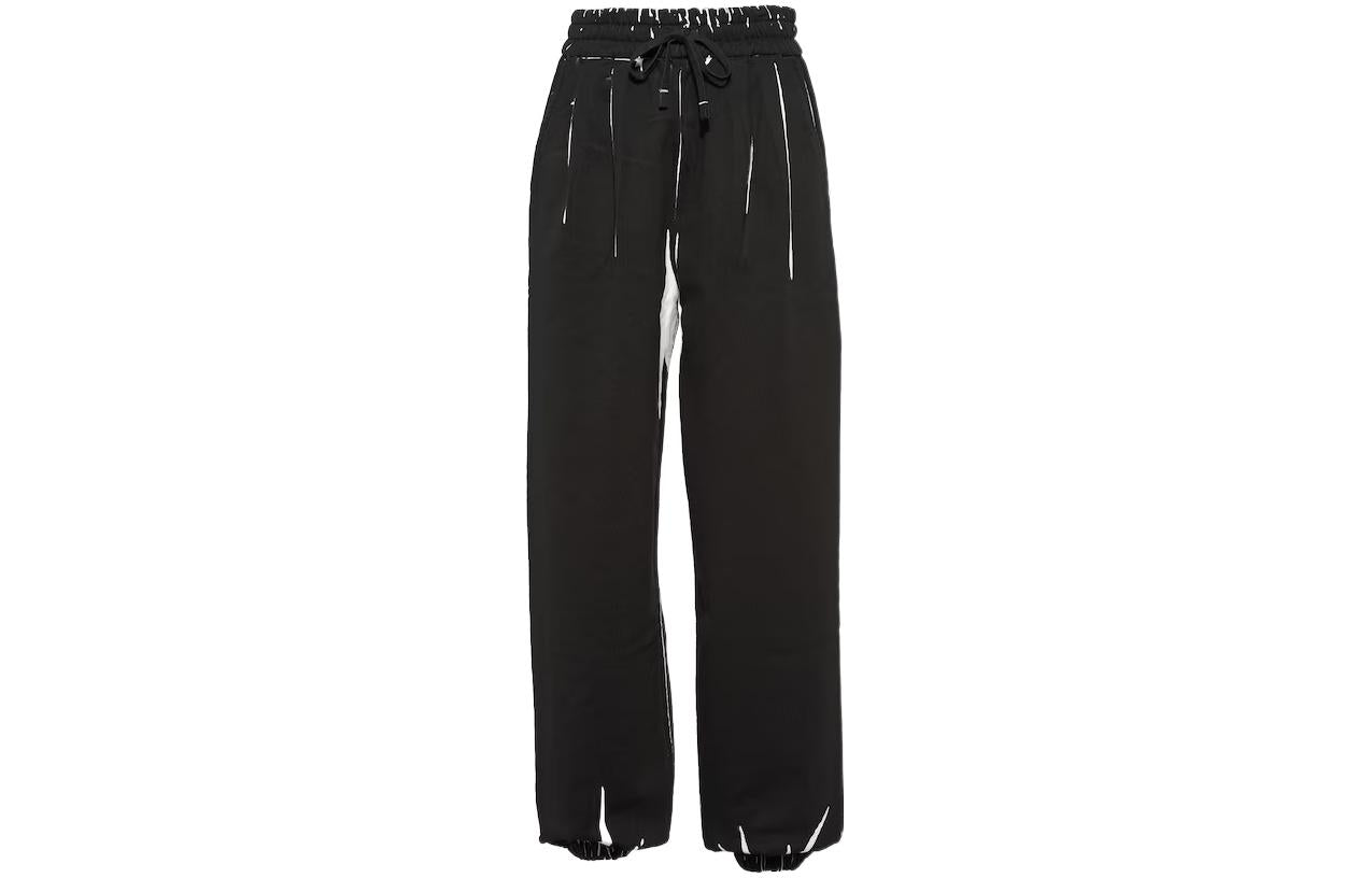 MIU MIU Knitted Sweatpants Women's Black