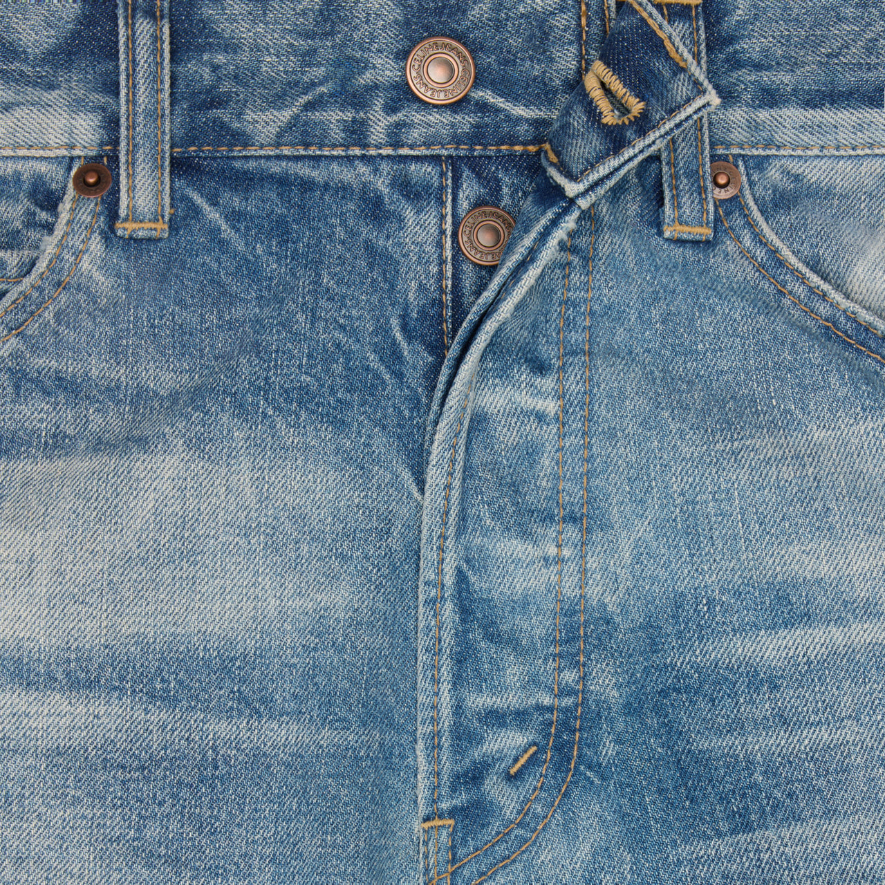 CELINE Kurt Jeans In Summer Dazed Wash Denim
