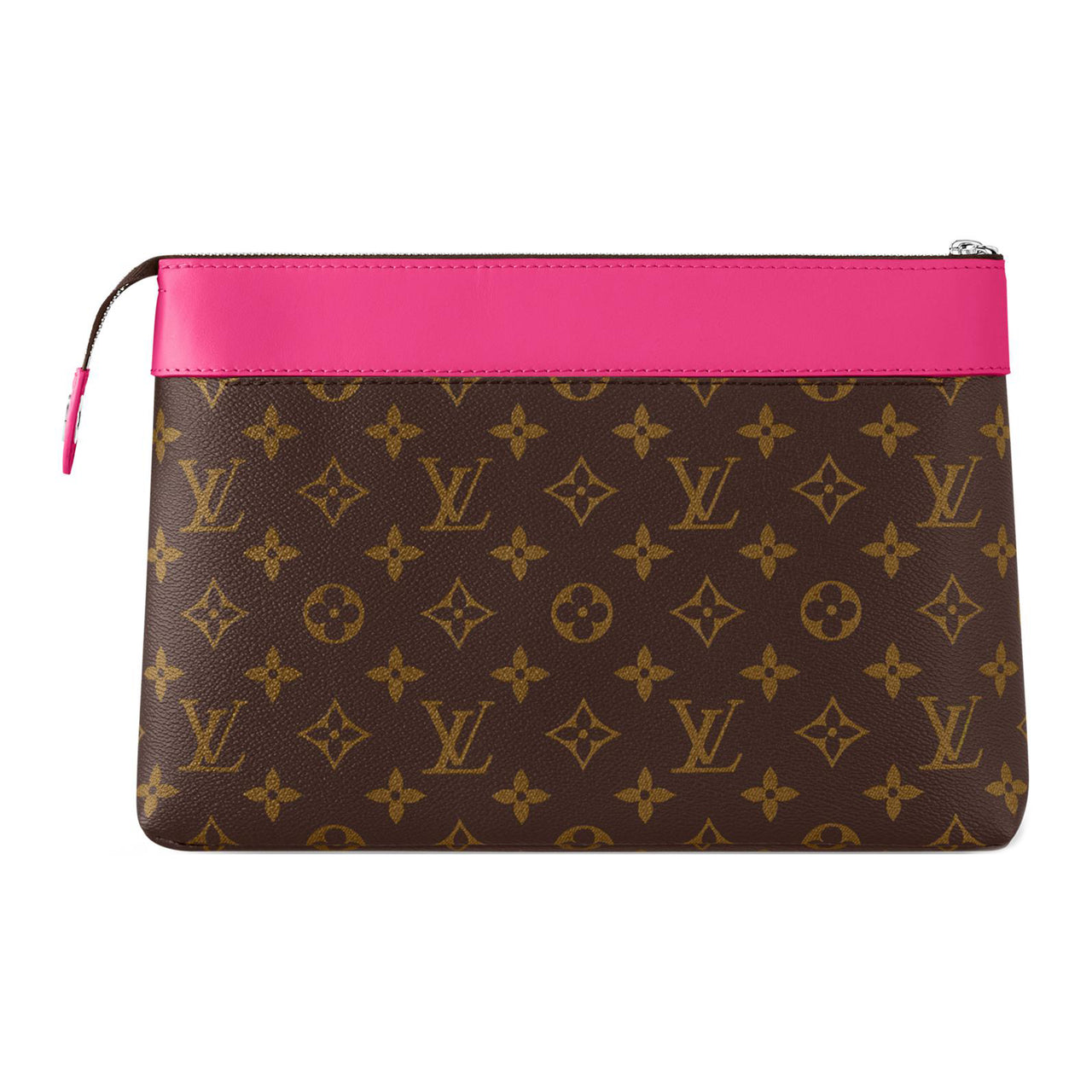 LOUIS VUITTON Pochette Voyage Coated Canvas Toiletry Bags Clutches Unisex Brown & Purple