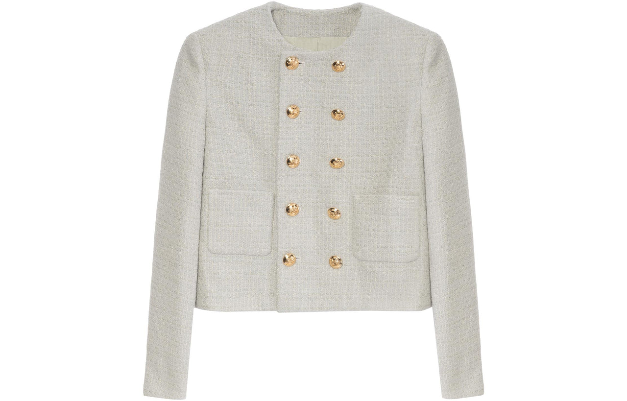 CELINE Jacket Women's Aqua Green