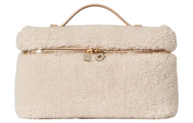 Loro Piana Cashmere Handbag Shoulder Bag, Crossbody Bag, Handbag Women's Antique Paper Color/Light Ivory