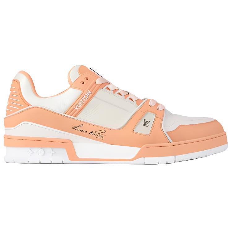 LOUIS VUITTON Trainer Skateboard Shoes Men's Orange