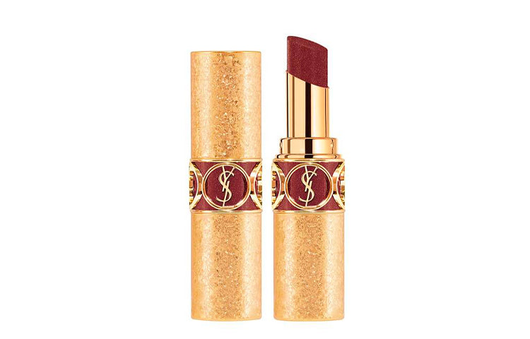 SAINT LAURENT 2021 Christmas Limited Gilded Round Tube Lipsticks