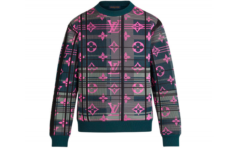 LOUIS VUITTON Monogram Jacquard Sweatshirt