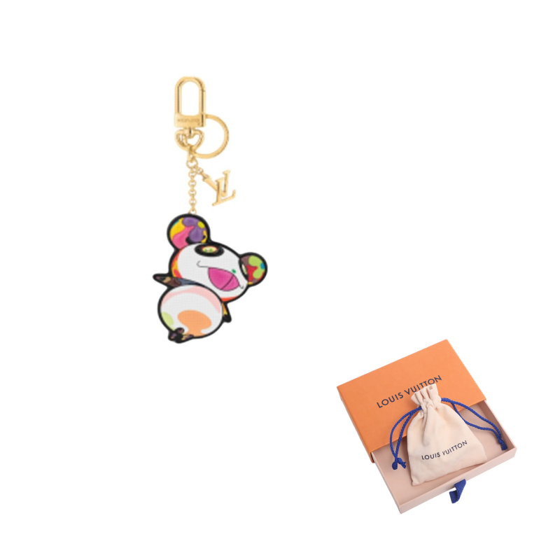 LOUIS VUITTON Lv X Tm Superflat Panda Key Holder