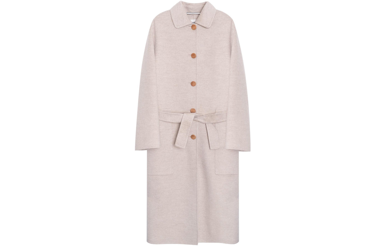 HERMES Coats Women's Umber