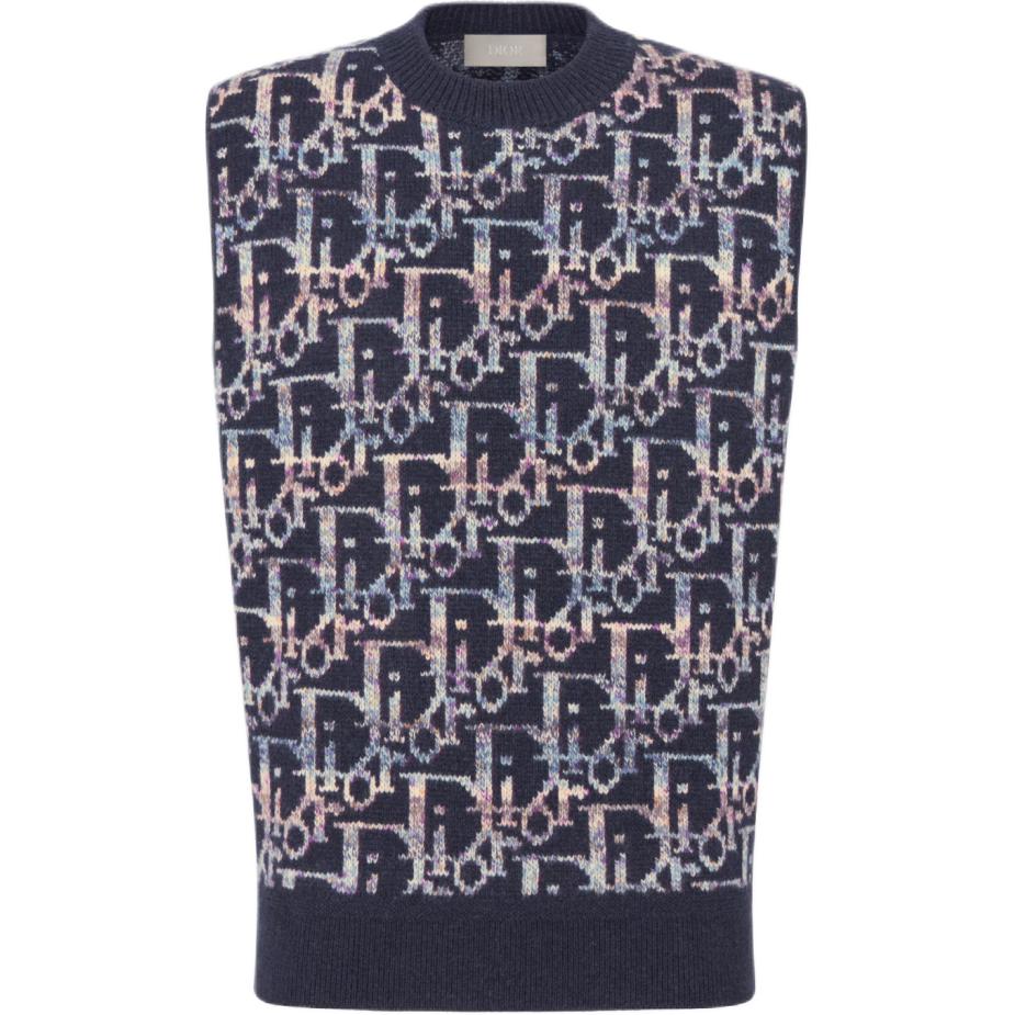 DIOR Sweaters Men Blue