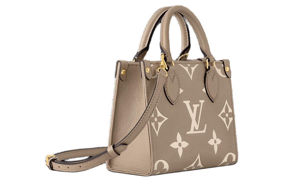 LOUIS VUITTON OnTheGo Bb Dove Gray/Cream