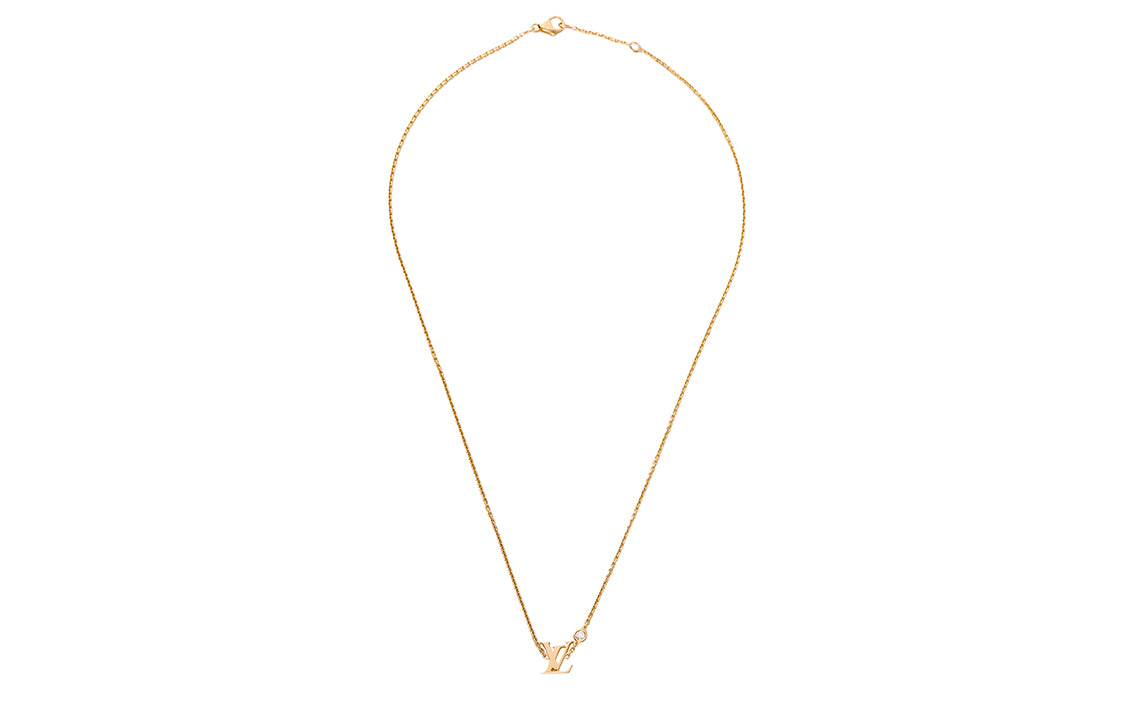 LOUIS VUITTON Idylle Blossom Lv Pendant Pink Gold And Diamond