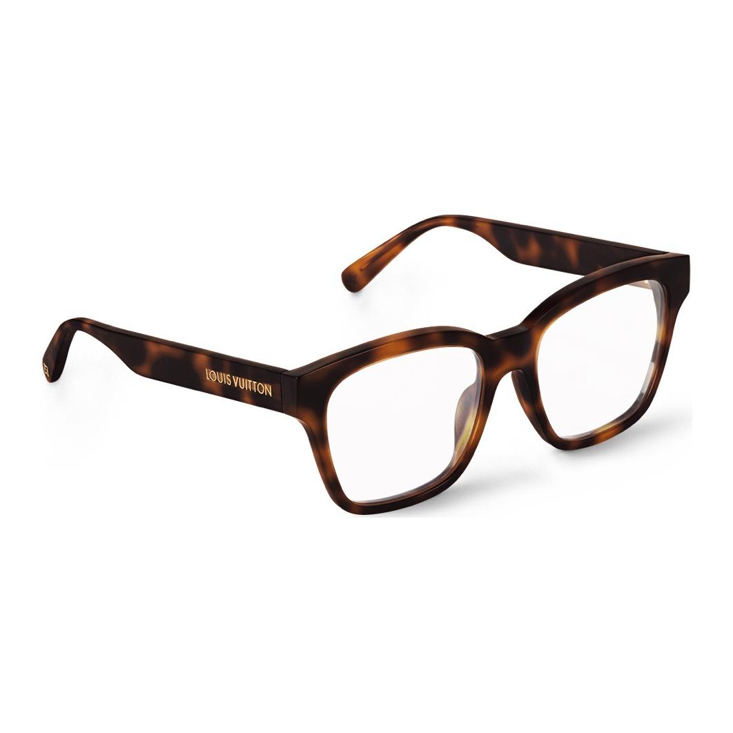 LOUIS VUITTON Acetate Square Sunglasses Women's Tortoiseshell