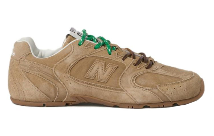 New Balance x MIU MIU NB 530 SL Qixi Festival Model Anti Slip Wear Resistant Low Top Casual Shoes Women's Light Umber