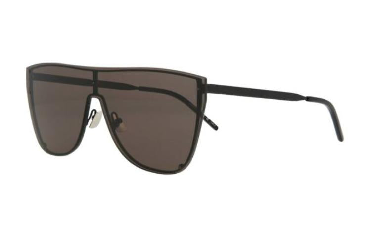 SAINT LAURENT Shield Frame Metal Sunglasses