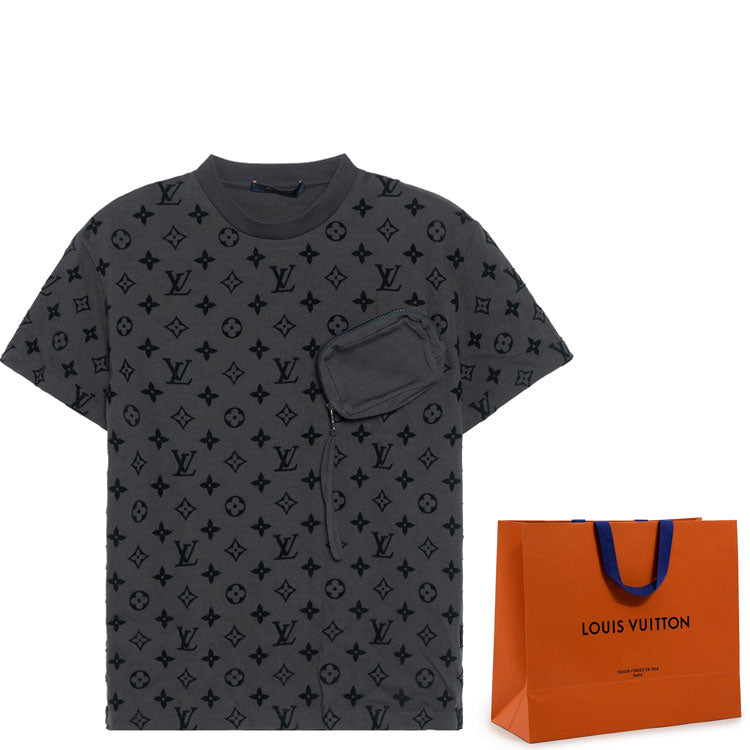 LOUIS VUITTON T Shirt Men's Light Gray