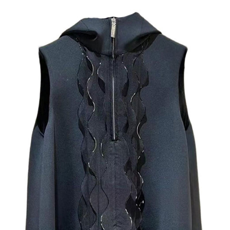 CHANEL SS25 Sleeveless Dress Women's Black