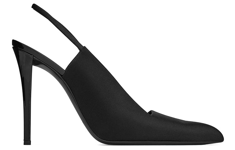 SAINT LAURENT Raven Slim Heel High Heels 11cm Women's Black