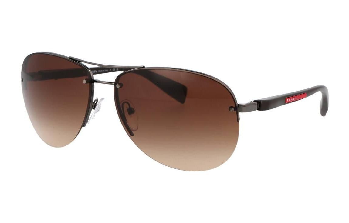 PRADA Eyewear Gradient Lens Round Sunglasses